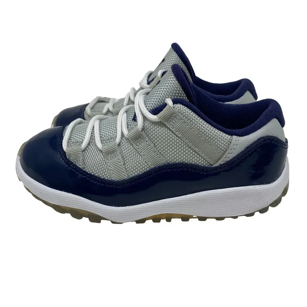 Air‎ Jordan 11 XI Low Georgetown Toddler Size 9C Blue Grey 505836-007 B Grade